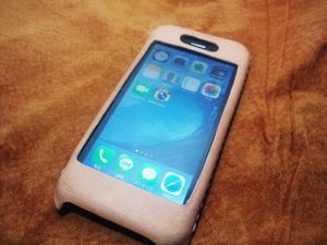 タンニン鞣し革使用 iPhoneケース